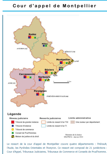 source https://www.cours-appel.justice.fr/montpellier/les-tribunaux